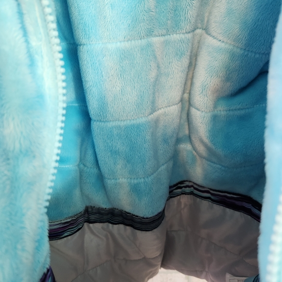 STOIC Girls Winter Coat Hooded Full Zip Jacket Fleece Lined Size Small 7-8 - Picture 6 of 14